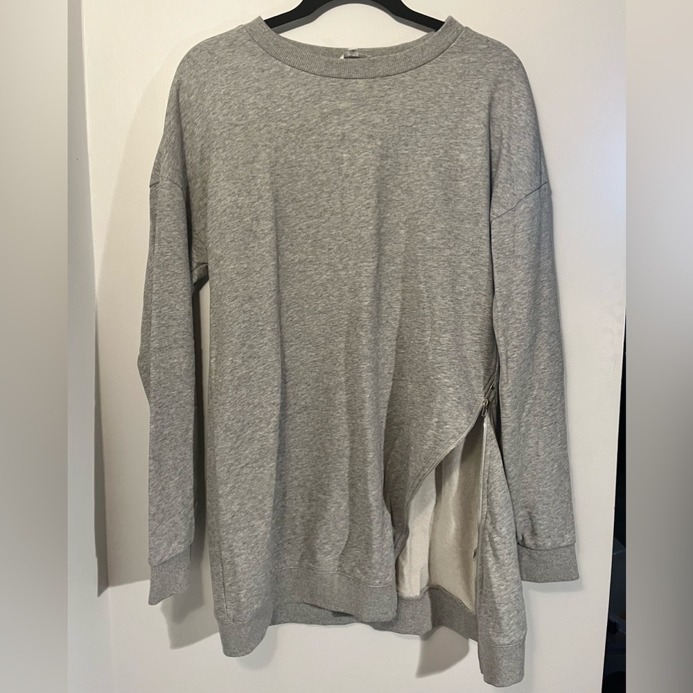 Superdown ‘Tarina’ Zipper Sweatshirt Dress Sz M